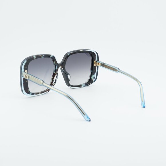 Dior DIORHIGHLIGHT S3F 28A1 Sunglasses Havana Square Frame, Smoke Lenses main image 12